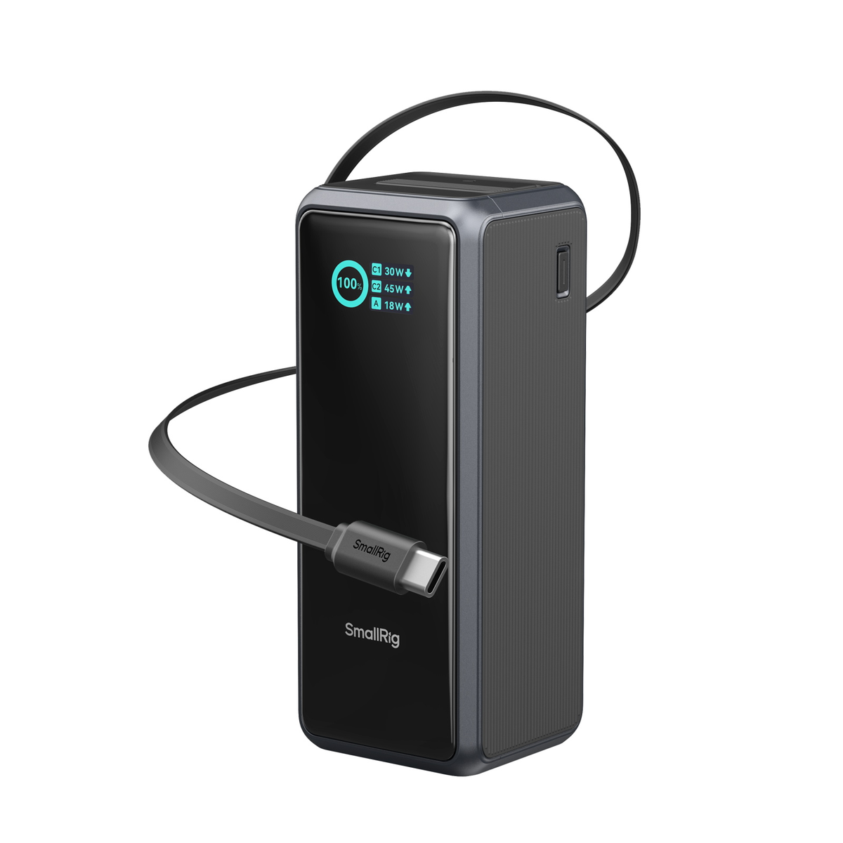Power bank oficial SmallRig da linha Nano36 / Nano72 com cabo USB-C e placa V-mount